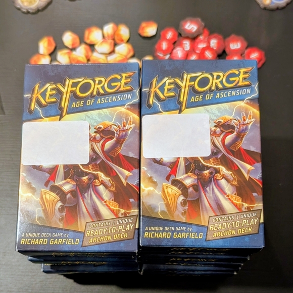 KeyForge Age of Ascension 2 Player Starter Set + 14 Booster Decks - Picture 7 of 7
